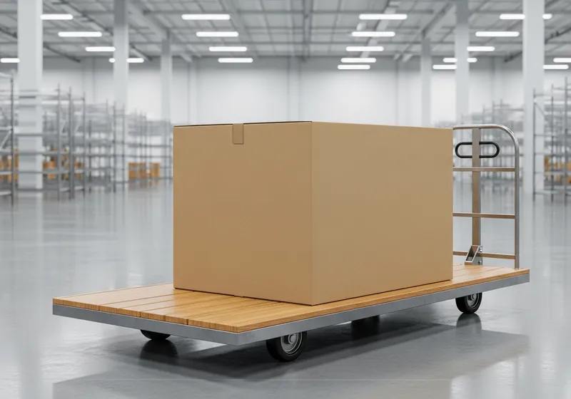 Platform / Truck Cart in a warehouse setting