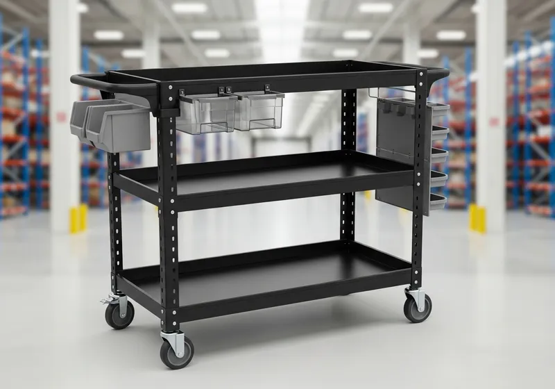 Utility Cart in a warehouse setting